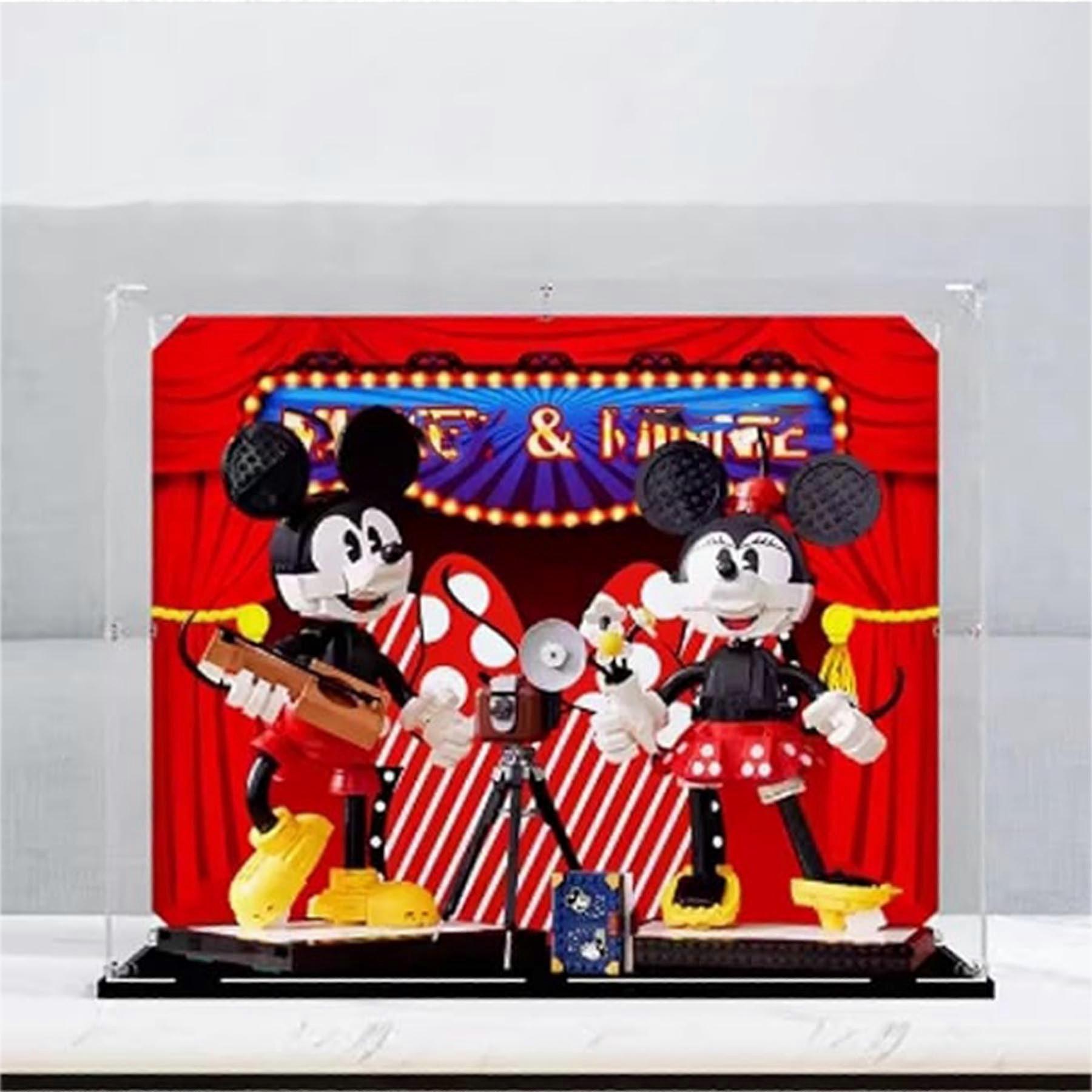 Dustproof Clear Acrylic Display Box for  43179, Transparency Showcase with Stable Support