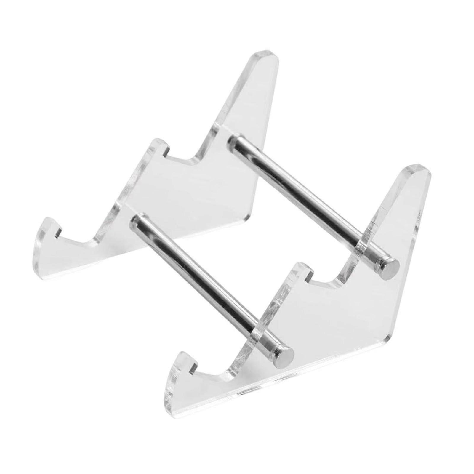 Acrylic Keyboard Stand with TwoLayer Storage Rack, Ergonomic Display for Mechanical Keyboards