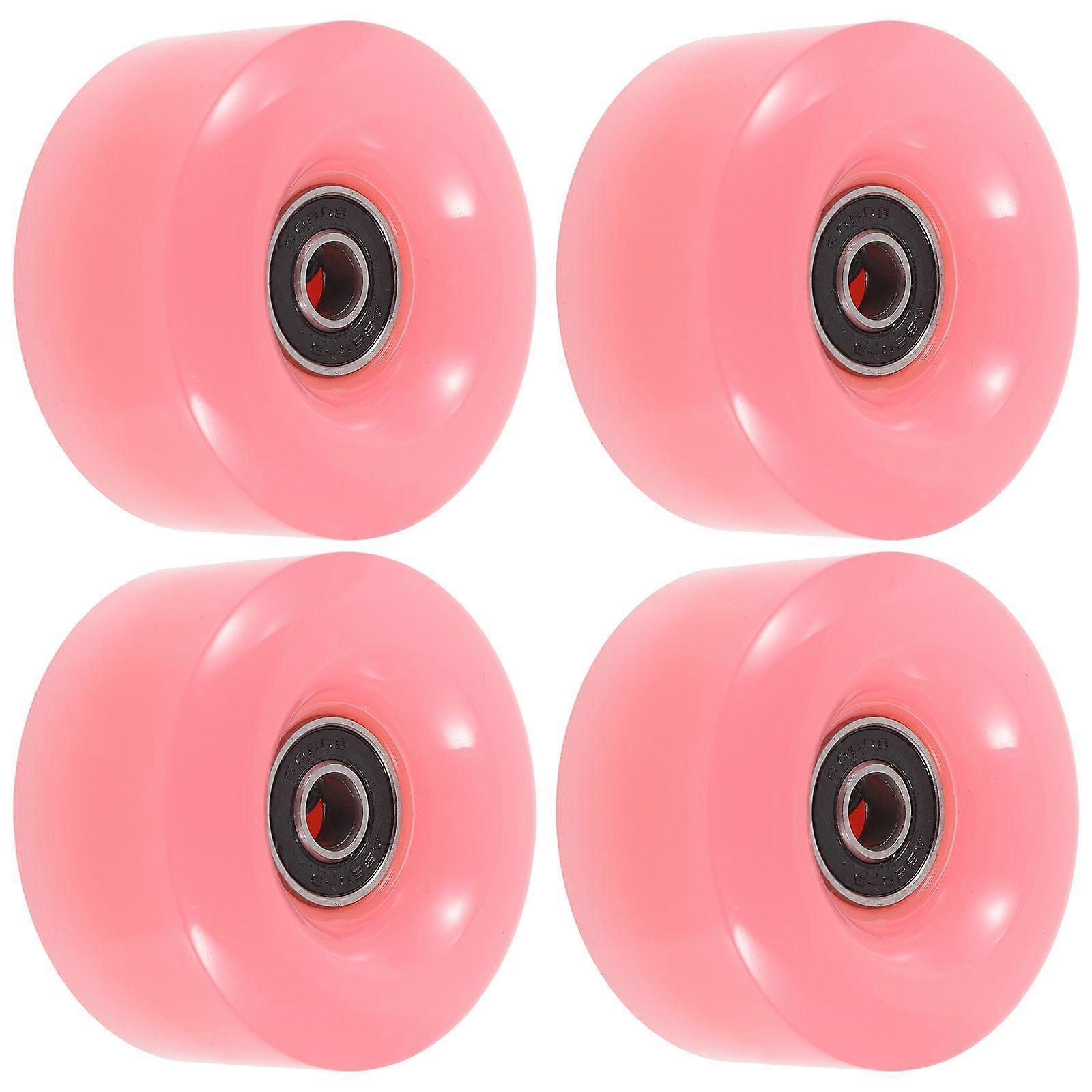 4pcs Roller Skate Wheels Skating Wheels Replacements Outdoor Skating Accessories