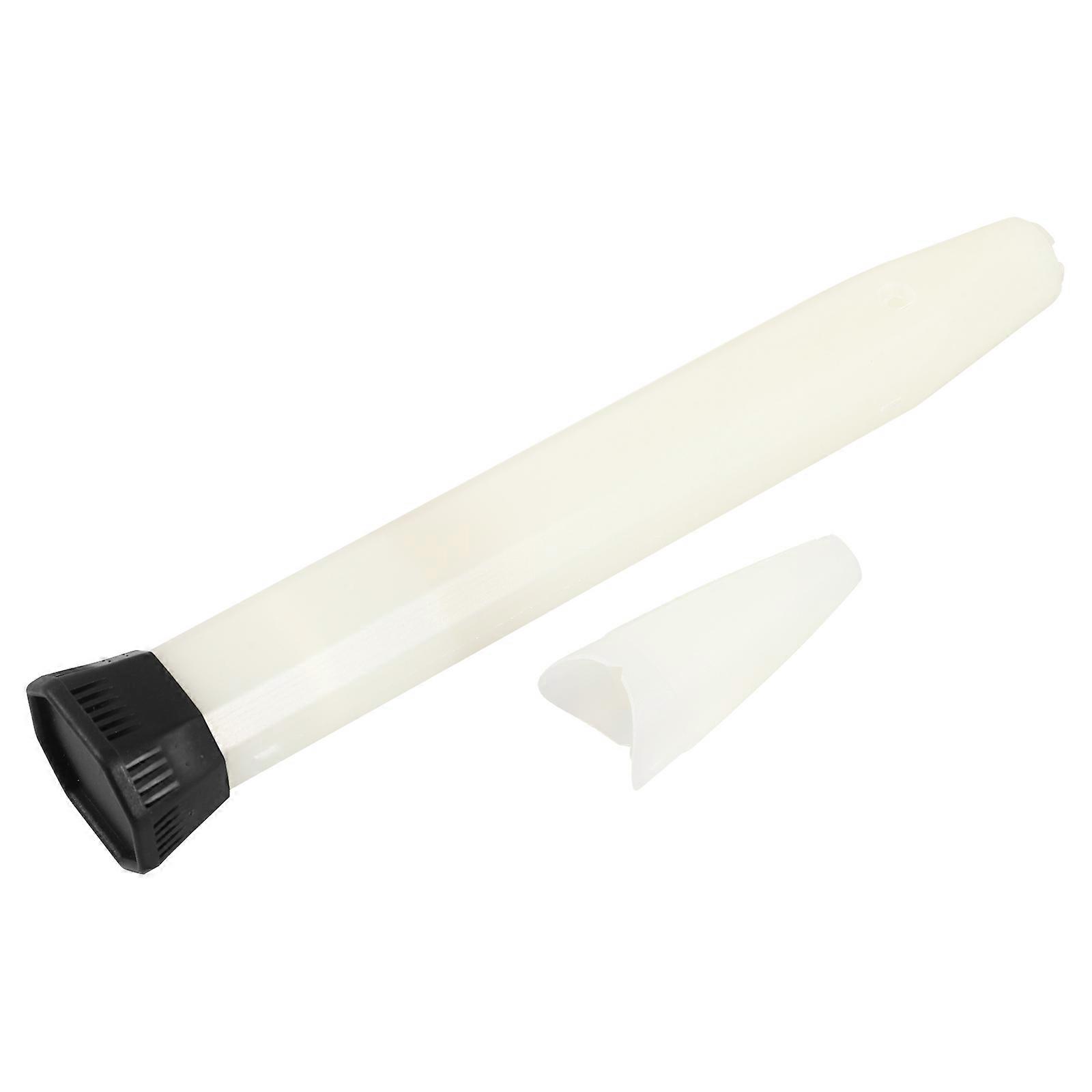 Tennis Racket Grip Replacement White Plastic Handle 1Set for Daily Use