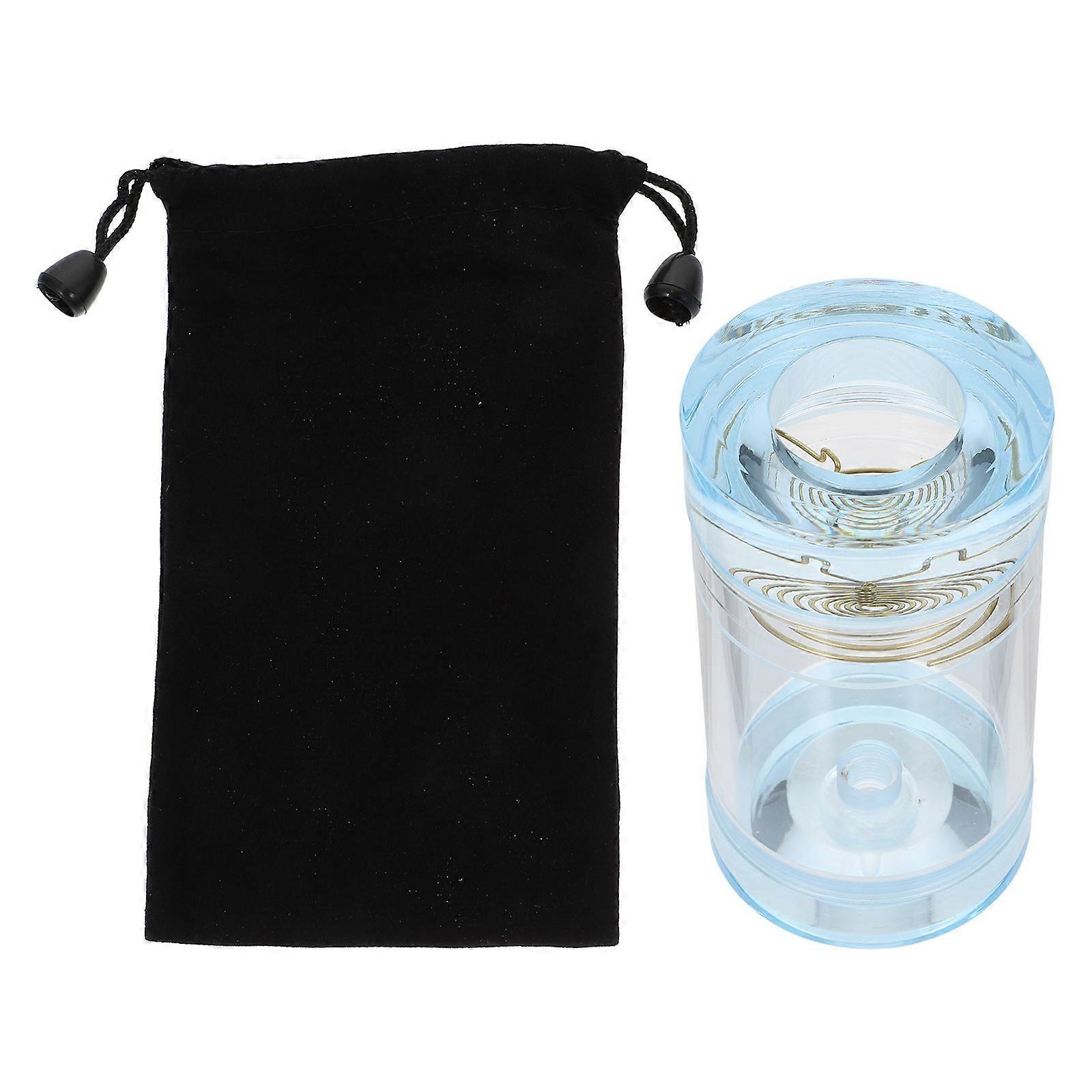 Grasshopper Container Organic Glass Observation Jar 1Pcs Blue