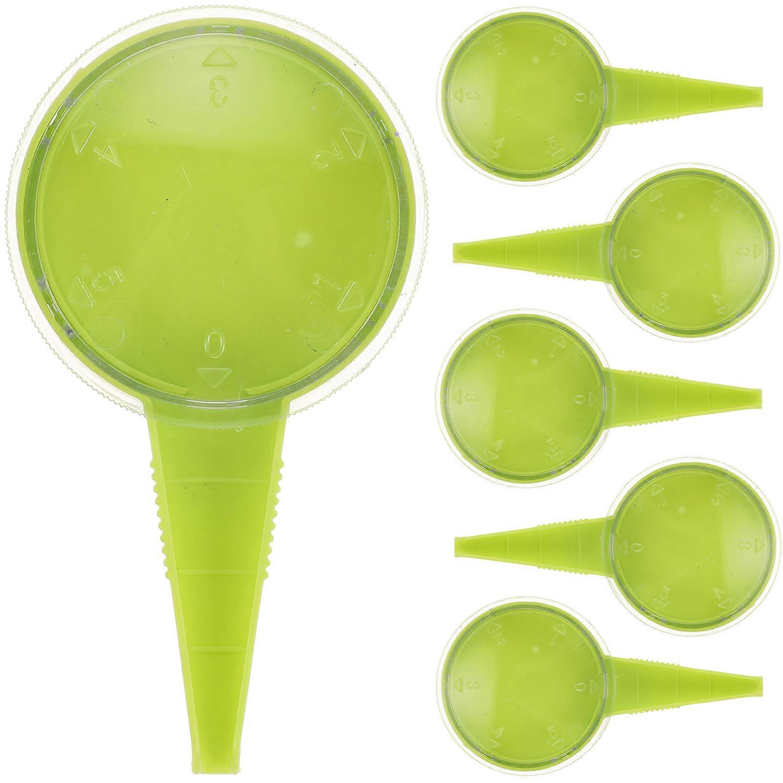 Plastic Dispenser Hand Tool for Gardening 6Pcs Green Set