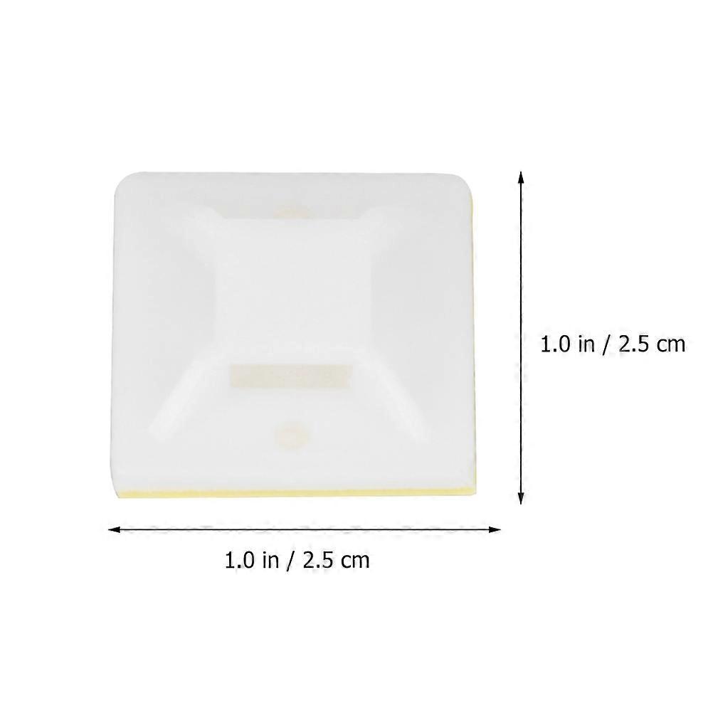 Cable Tie Mount White Useful Holders for Holding Cable Tie 1000Pcs