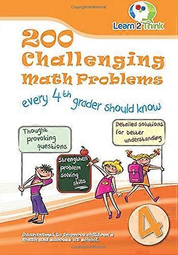 200 Challenging Math  - Problems Every 4th Grader  - Should Know