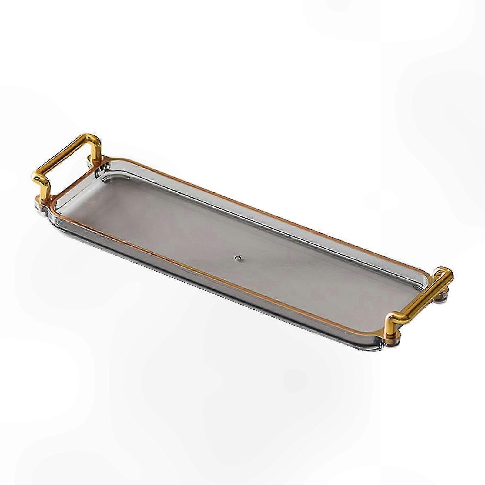 Rectangular Platter with Handles for Serving Breakfast and Desserts