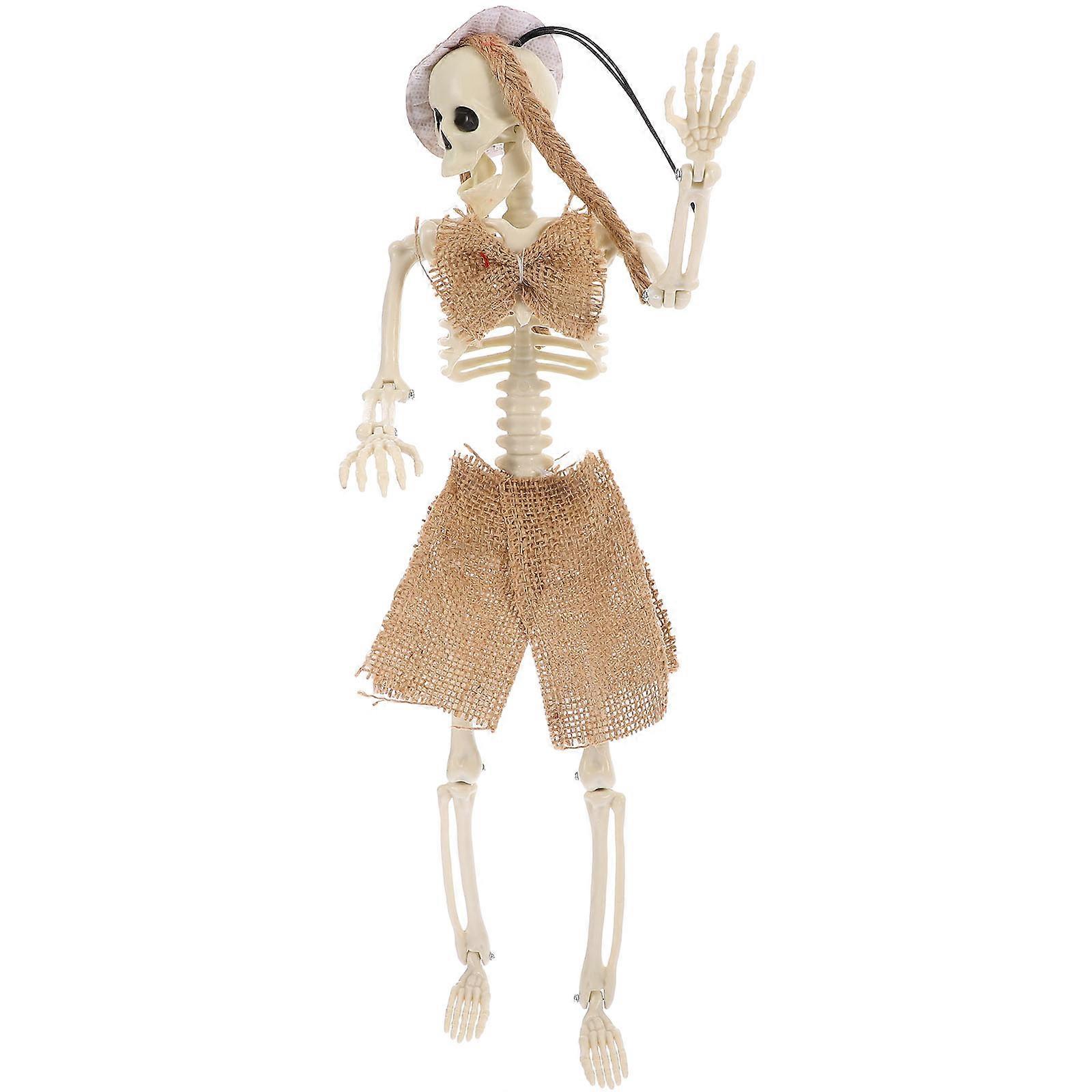 Halloween Skeleton Posable Skeleton Decoration for Indoor Use