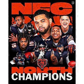 2025 Chicago Bears Team NFL Caleb Williams NFC North Champions Stressabbau-Puzzle S1665