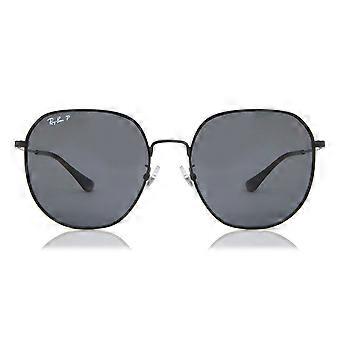 Ray-Ban RB3680D Asian Fit Polarized 002/81 täyskehys mustat unisex geometriset aurinkolasit UV3 polarisoidut alkuperäiset