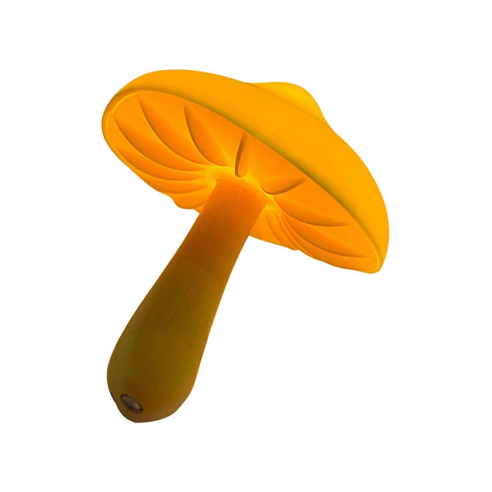 Creative Plastic Table Lamp Mushroom Shaped Bedside Lamp with 2Pcs