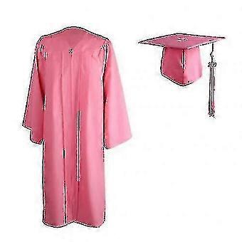 2025 Erwachsene Zip Verschluss Universität Akademische Graduierung Talar Robe Doktorhut Kappe
