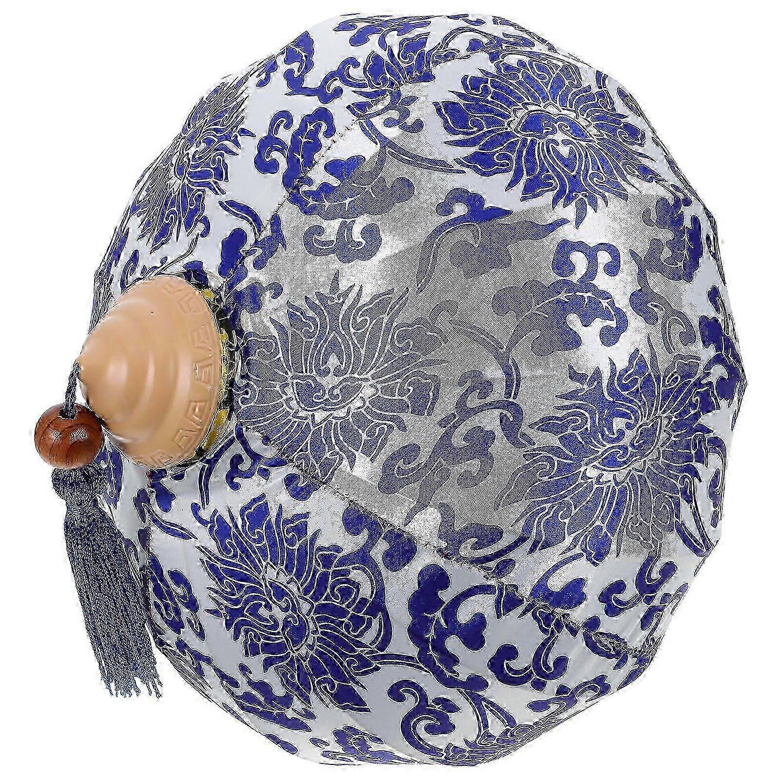 Hanging Lantern Decor - Blue Polyester Material, Traditional Aesthetic, 1Pcs