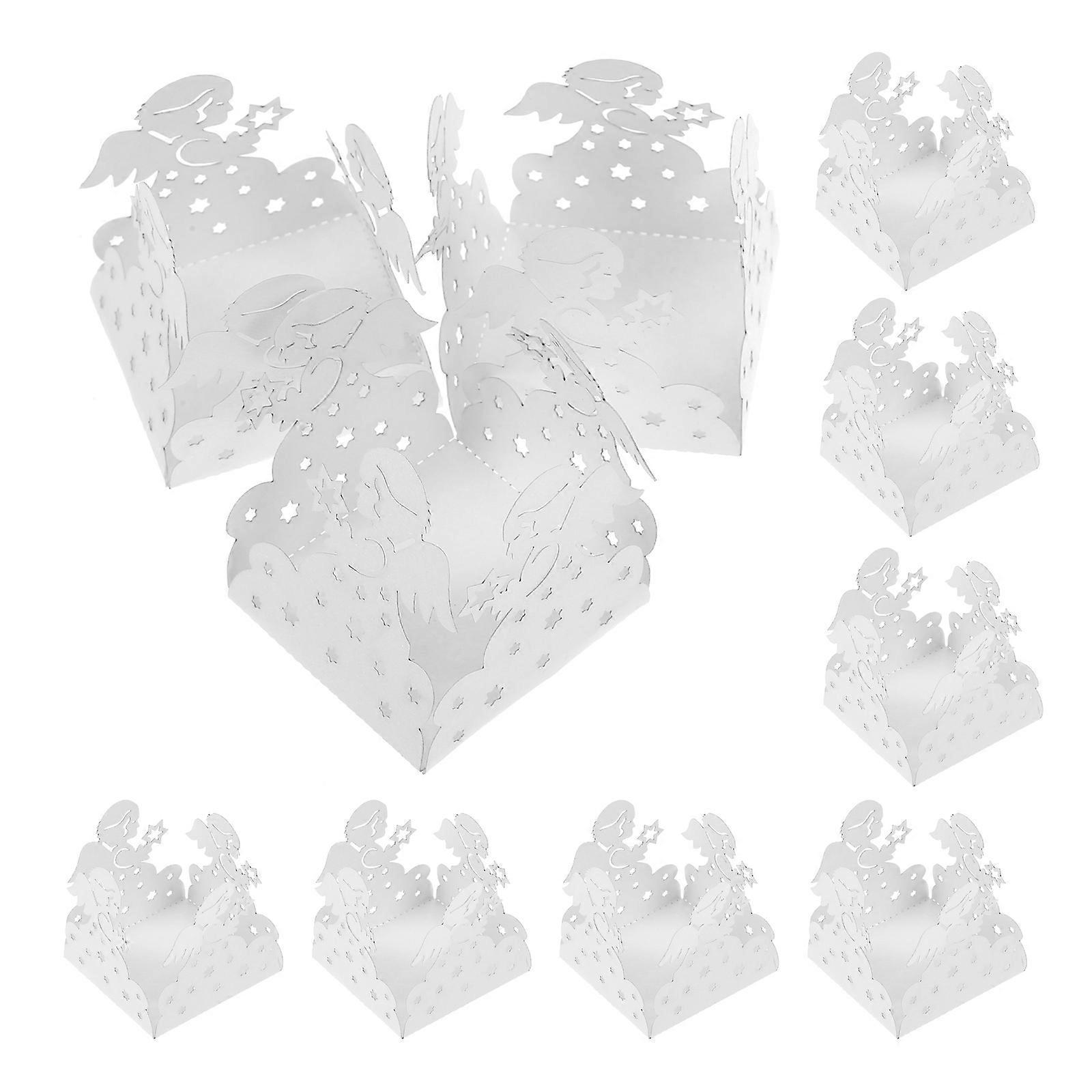 Chocolate Paper Wrappers Angel Pattern Candy Cups for Storage 50Pcs