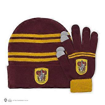 Harry Potter Kids Gryffindor Gloves and Beanie Set | Acotis