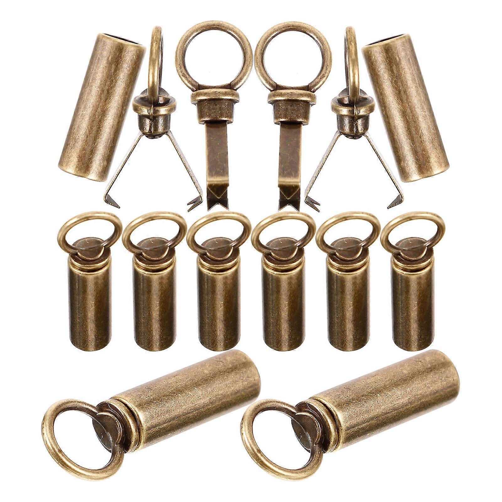 10 Sets Hoodie Drawstring End Caps Hood Drawstring End Caps Cords End Drawstring Replacement Tips