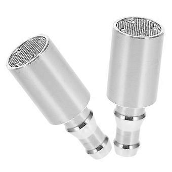 2pcs bouteille d’eau pompe tube plomb tube tuyau extrémité de tuyau goutte pointe en acier inoxydable tête de filtre pompe à eau tuyau bloc de poids