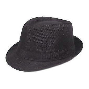 Fashion Seaside Sun Visor Hat Folding Net Surface Jazz Hat