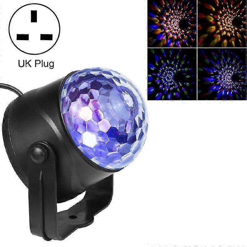 Colorful Rotating Laser Light, Specification: UK Plug multicolour