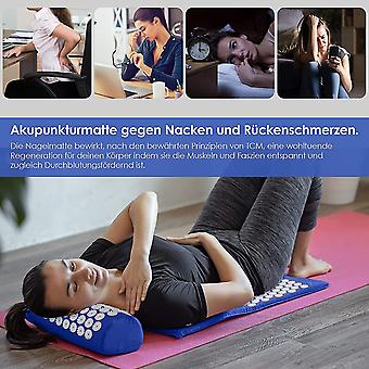 Tappetino Per Cuscino Sportivo In Lino Naturale Con Palmo Di Cocco, Tappetino Per Yoga, Con Borsa, Cuscino Per Tappetino Per Digopressione Con Punta Di Loto - Foto 12