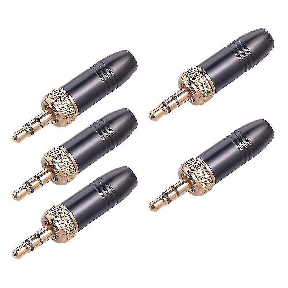 5pcs Lavalier Lapel Microphone 3.5mm Audio Plug With M6 Internal Thread Internal Thread Cable For-