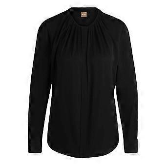 Boss Womens/Ladies Silk Regular Long-Sleeved Blouse
