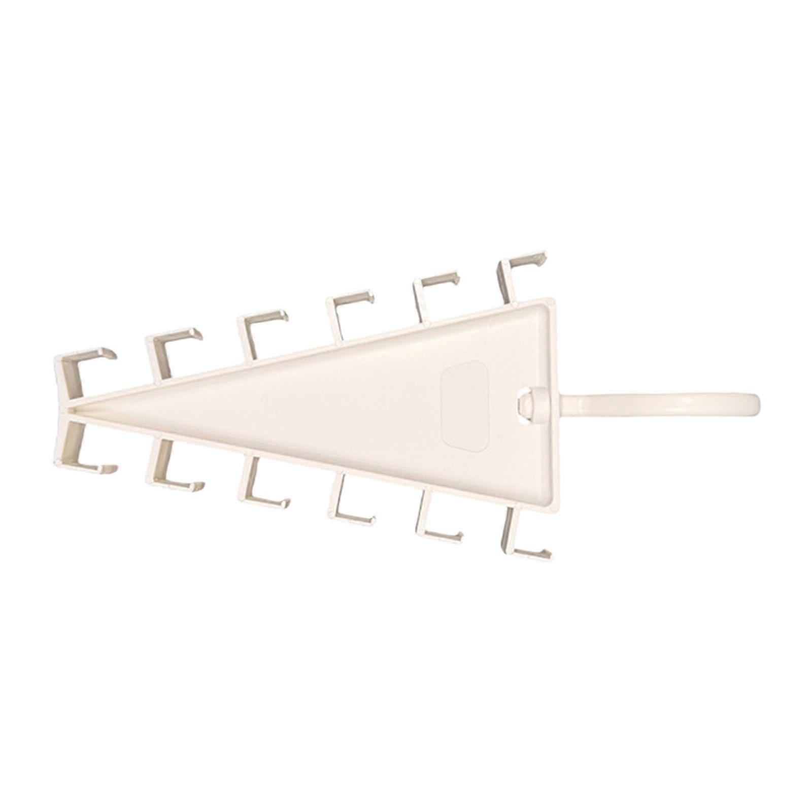Rotating V Shape Clothes Hanger Organiser Wall Mount Storage Shelf For Hats Belts Scarves And Accessories Multicolor