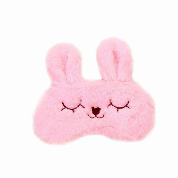 Sleeping mask in cute rabbit design Pink