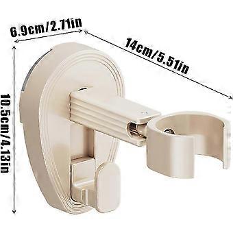 Wandmontierter Haartrocknerhalter – 360°-Drehung – Verstellbarer Winkel – Kein Bohren erforderlich – Saugnapf – Platzsparend – Für Badezimmer, Wohnung, Hotel