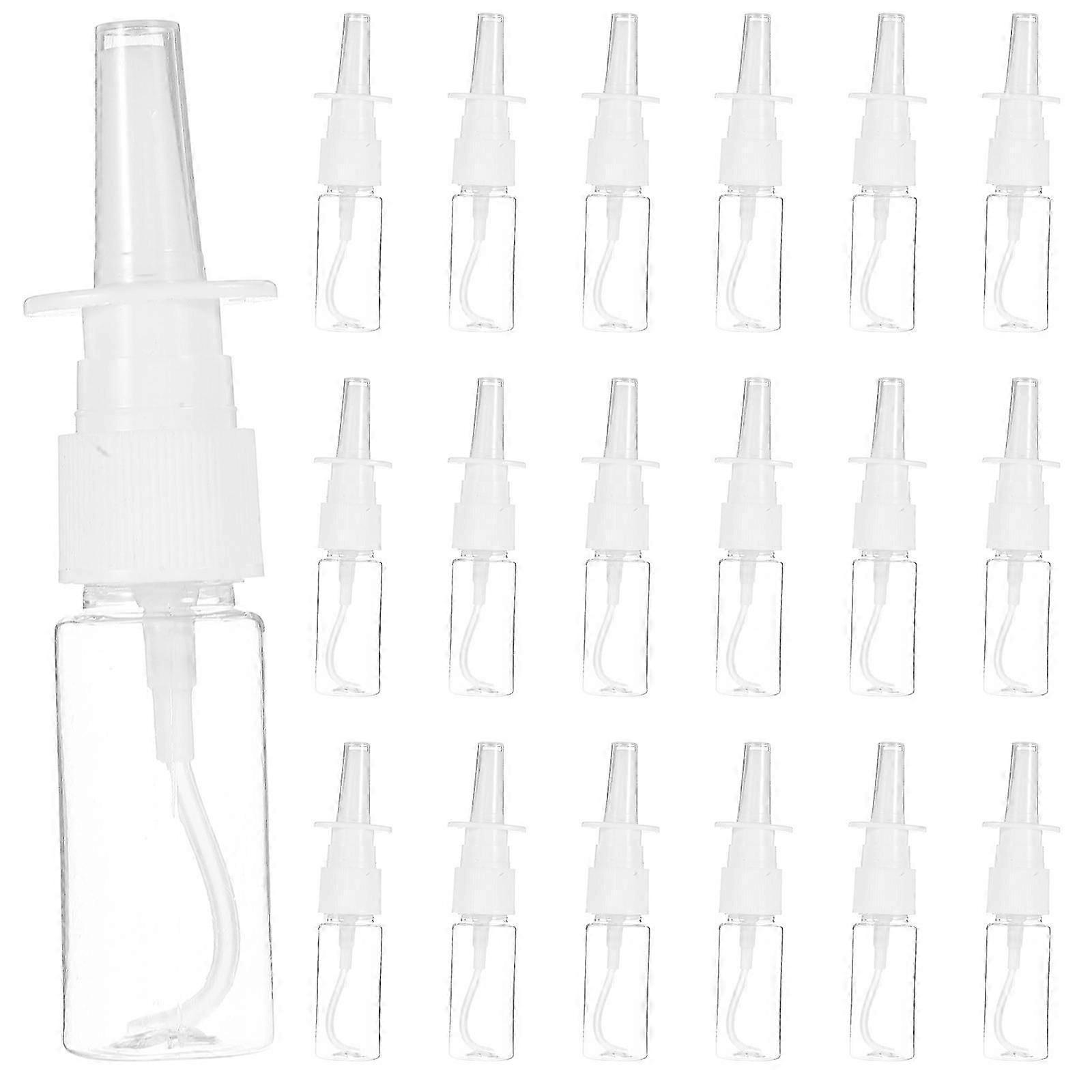 Spray Bottle Nasal Spray Bottle with Leakproof Function 20Pcs Transparent