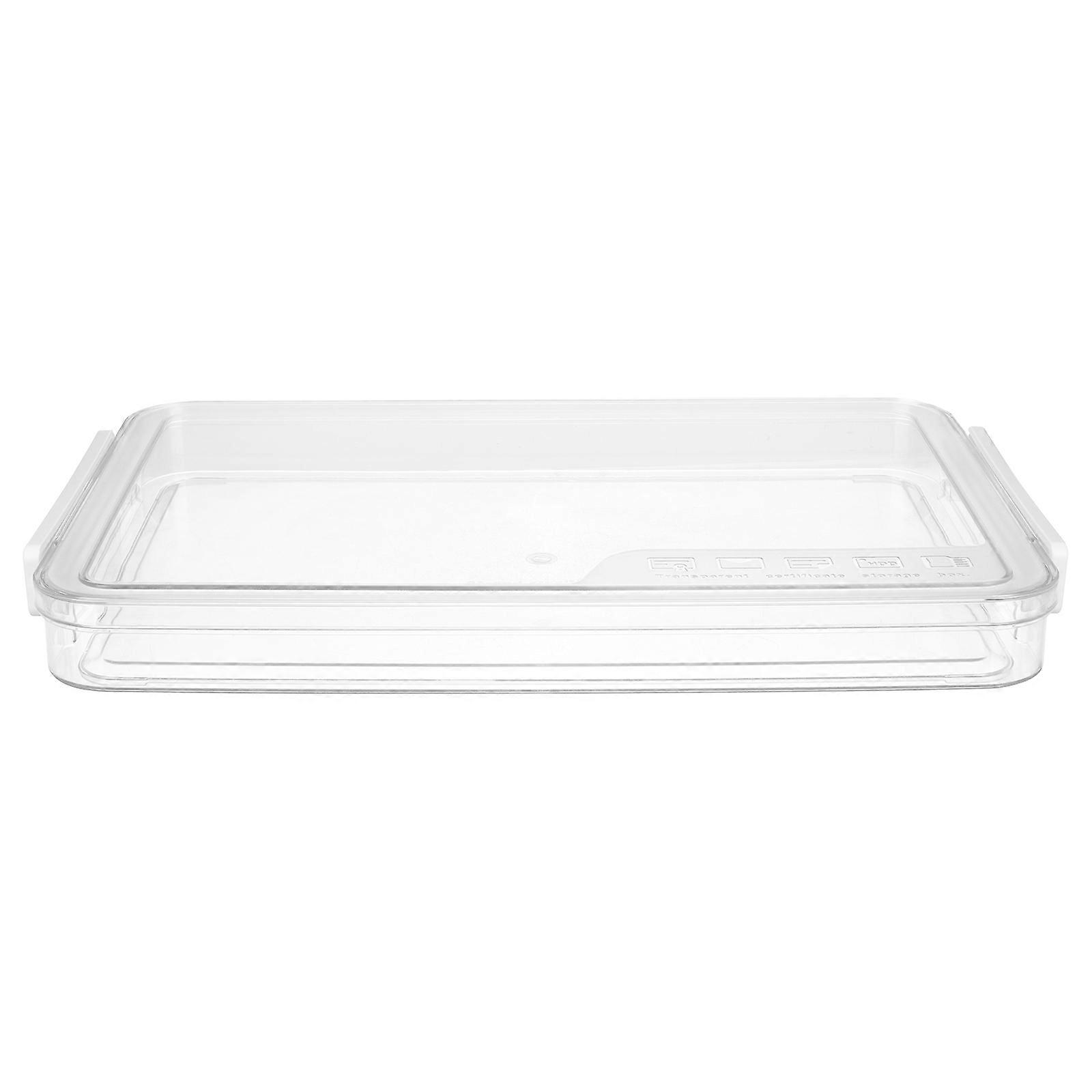 Document Organizer Transparent File Storage Box for Office Use Multi-Functional