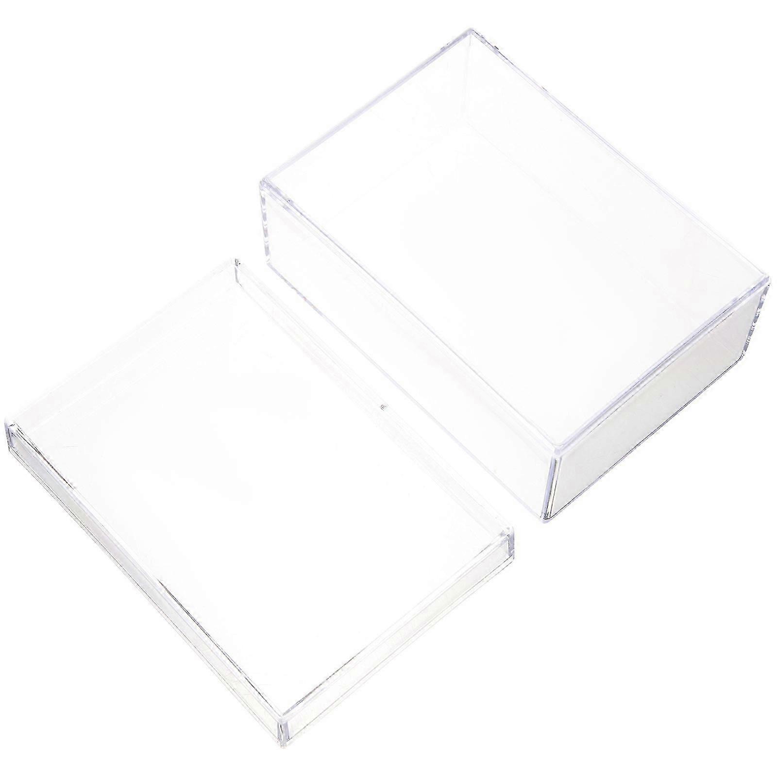 Playing Card Storage Plastic Case for Storage Use with Lid