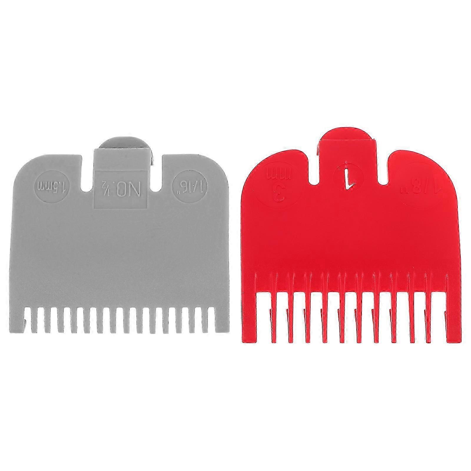 Clipper Guards Plastic Hair Clipper Guards compatible with Shearing 2Pcs Set