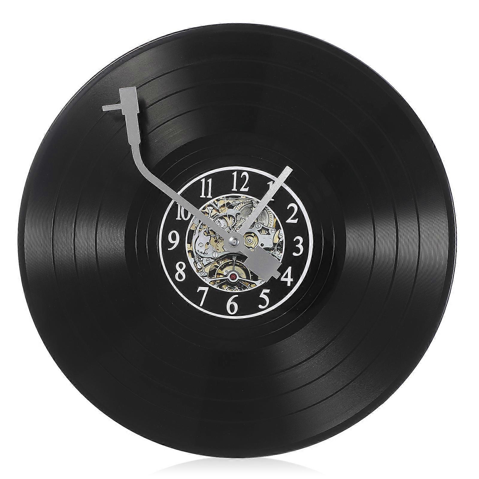 Vinyl Record Shape Wall Clock Wall Hanging Clock Decorative Wall Clock Home Decor