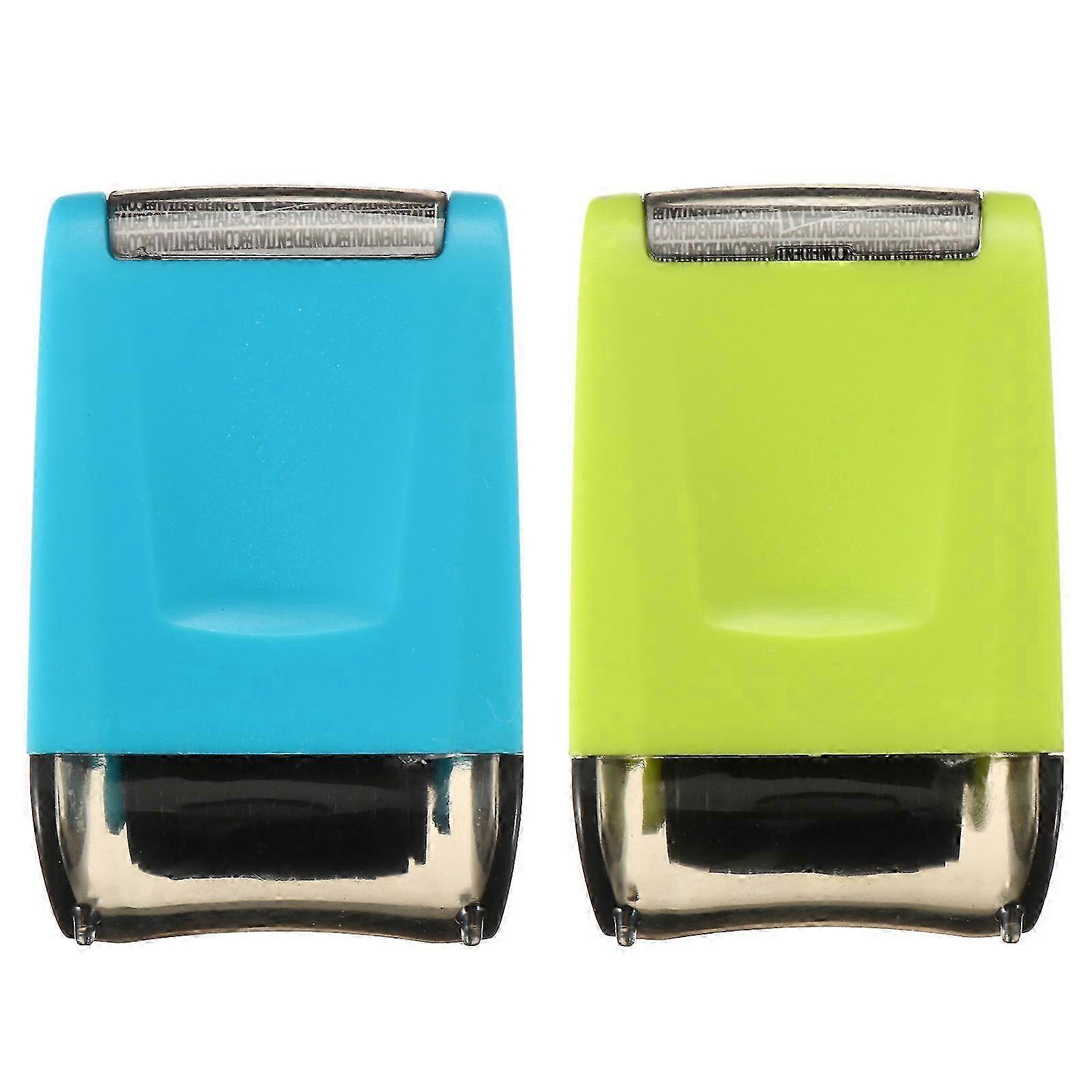 2 Pcs Convenient Plastic Security Stamps Wear-resistant Confidential Seals