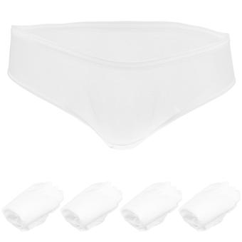 5Pcs Men Disposable Briefs Travel Underwear for Male Comfortable Underpants Men Panties