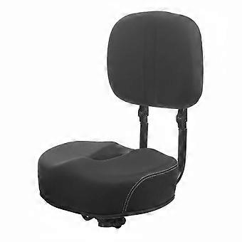 Selle de vélo pliante avec dossier, cadre en acier, siège de vélo électrique avec dossier