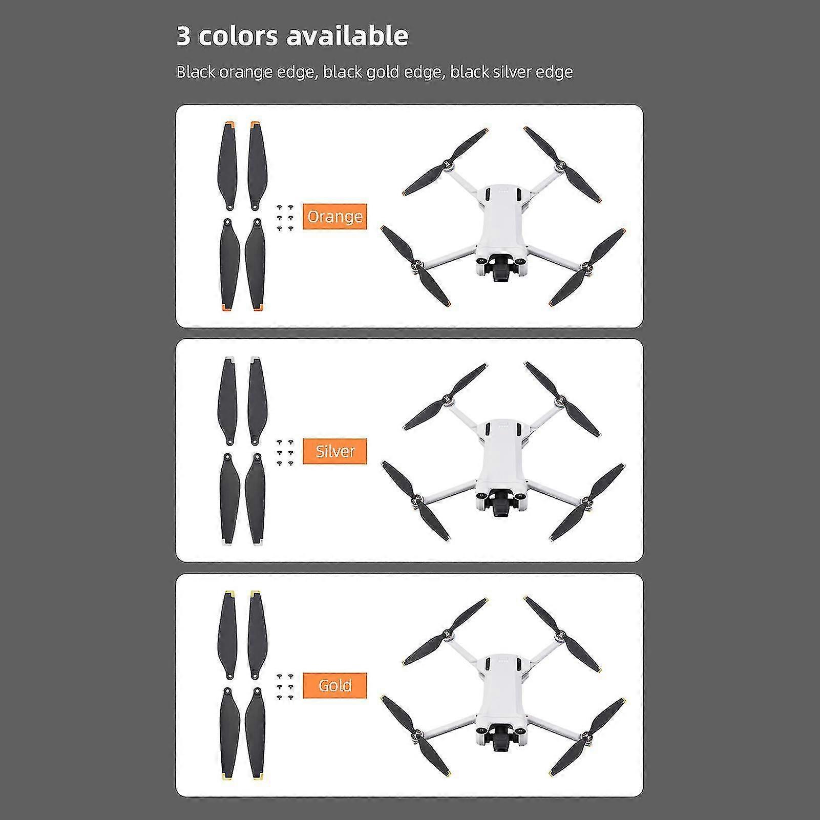 16pcs Propellers Replacement For Dji Mini 3 Pro Remote Control Drone Accessories
