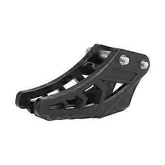 Open-Frame Motorcycle Chain Guide Guard, Two-Bolt Mount Part for Electric Dirt Bike Garage Service, Repair Tasks Black