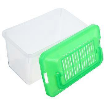 Pet Transport Box Plastic Reptile Habitat for Storage 1 Clear Container