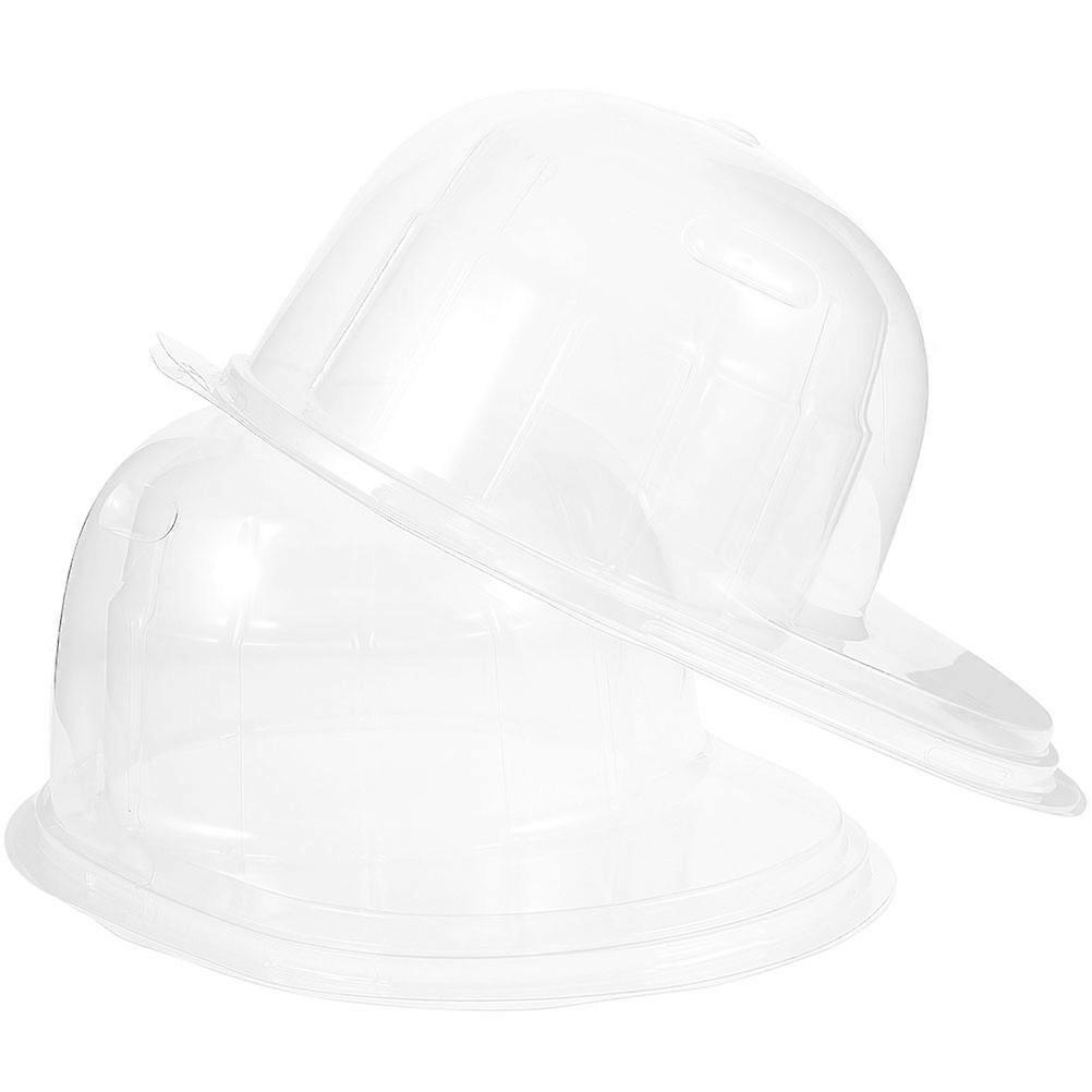 Hat Box Baseball Cap Shaper for Storage Use 4Pcs Plastic Display Holder