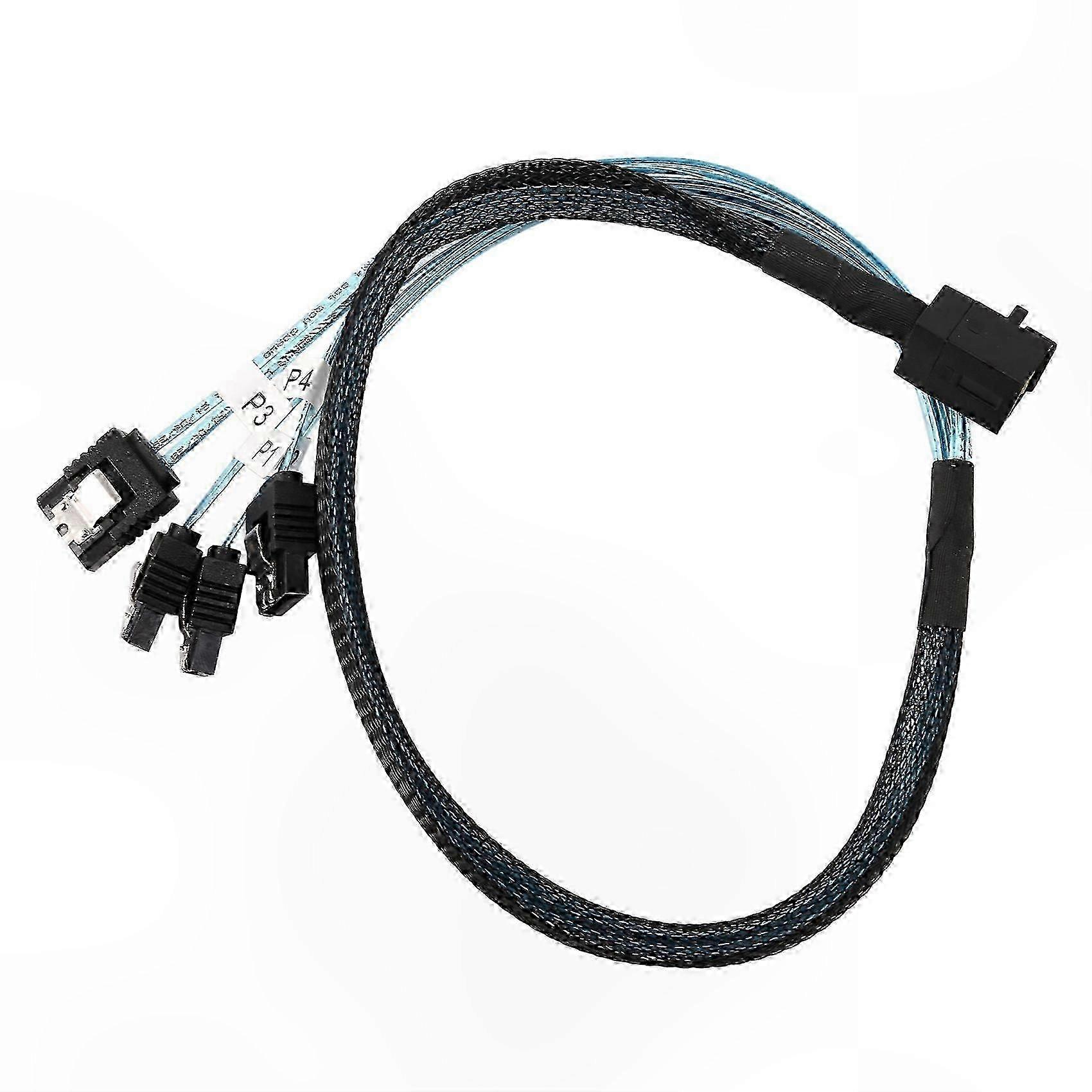 Mini SAS HD to 4 SATA Cable