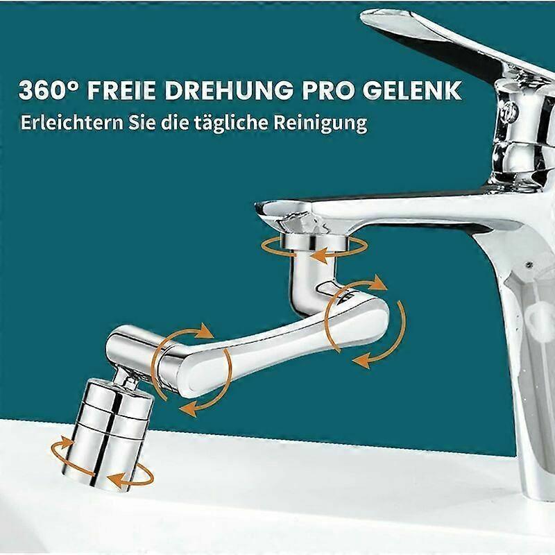 Multifunctional Rotating Copper Faucet Extender for Sink Cleaning