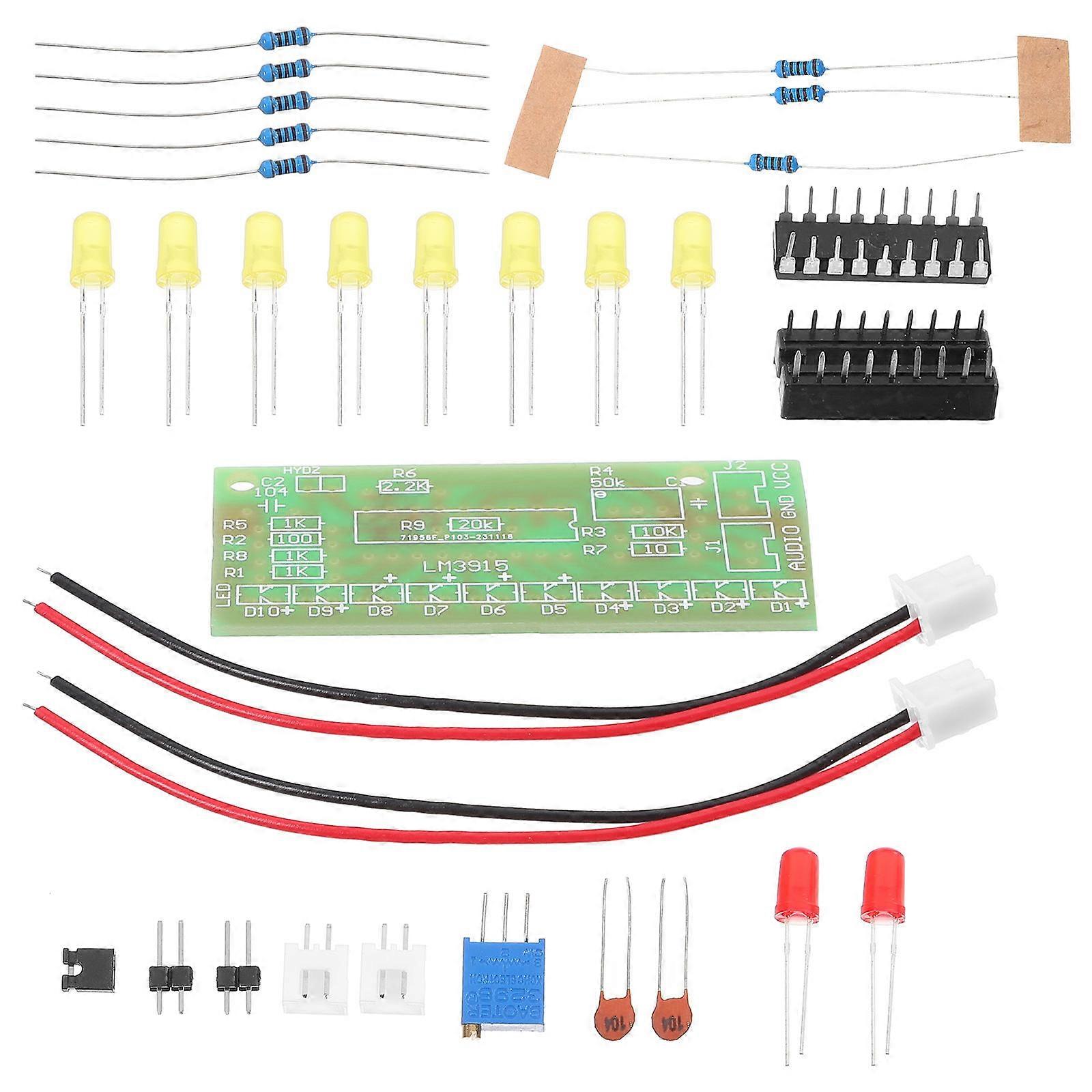 Solder Practice Kit Audio Level Indicator for DIY Soldering 1Set