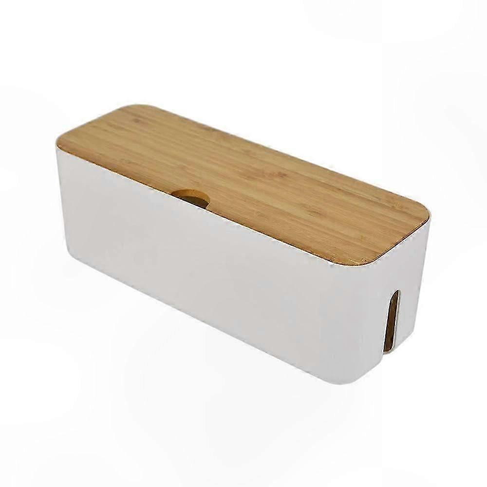 Small White Cable Organizer Box for Cable Management Solution
