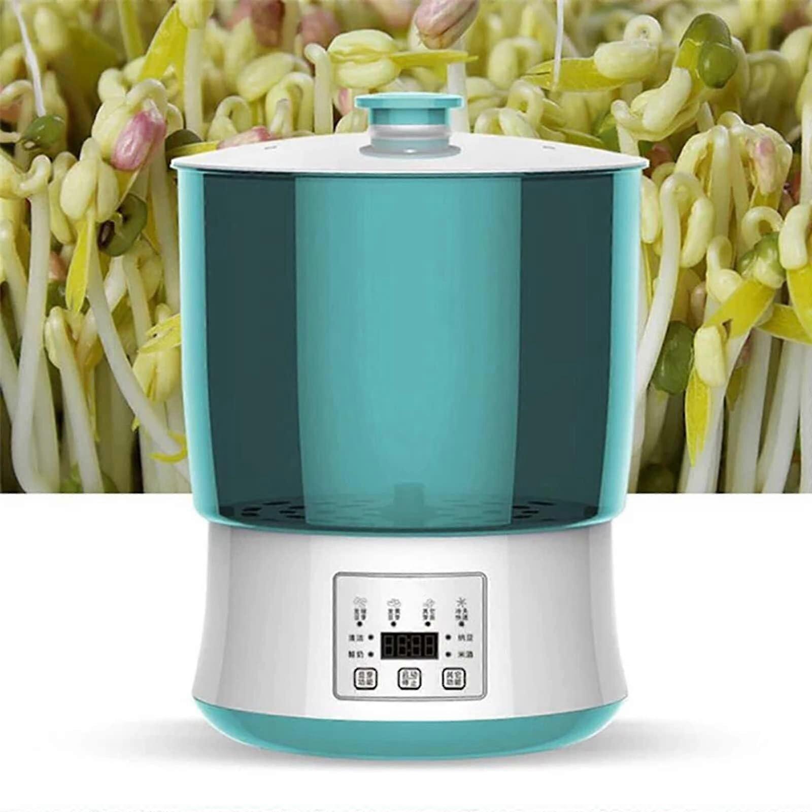 3‑Layer Automatic Bean Sprout Maker with Digital Control, Large Capacity Sprouting System for Home
