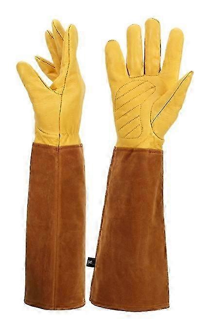 Puncture-Resistant Extended Leather Gloves