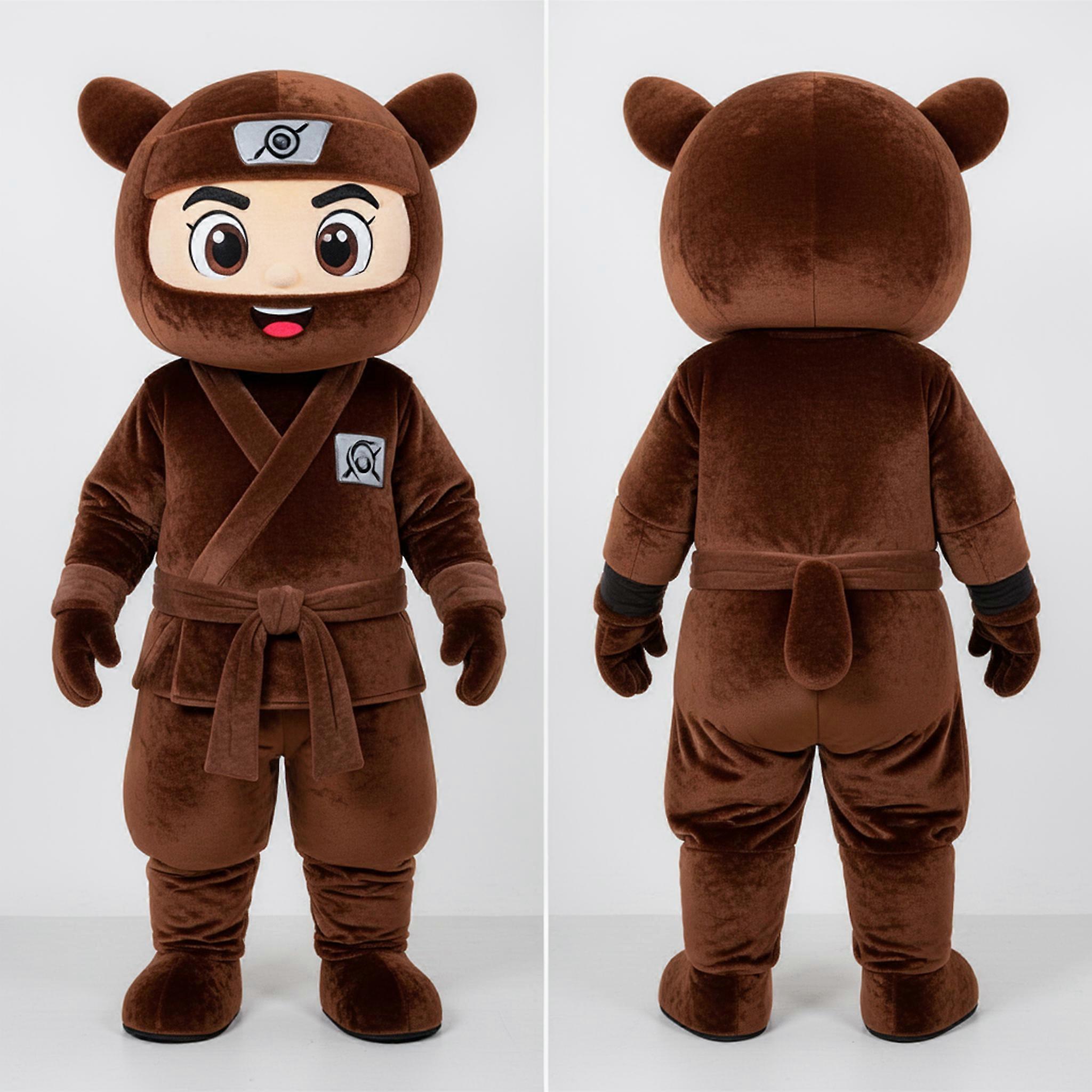 MASTICOT Brown Agile Ninja Mascot