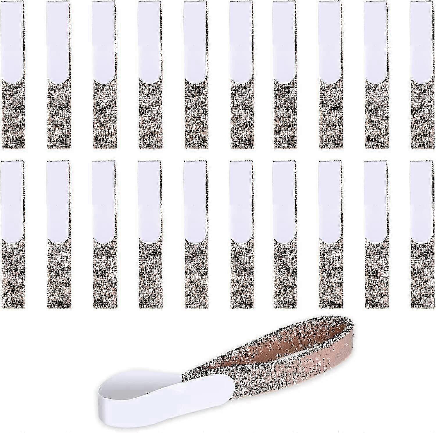 Reusable Buddy Tape Finger Straps compatible with Broken Toes, 10pcs No Slip Hook Loop Splints