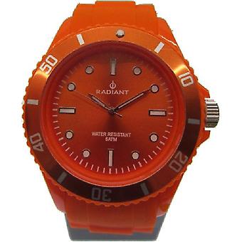 Radiant new teen Quartz Analog Man Watch with RA193625 Rubber Bracelet