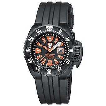 Luminox deep dive automatic orange Quartz Analog Man Watch with LX1509 Rubber Bracelet