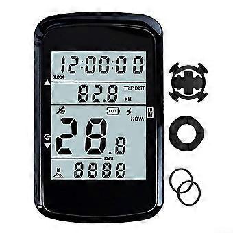 Draadloze GPS-fietscomputer met 4-inch LCD-scherm, nauwkeurige tracking, 28 uur batterijduur en achtergrondverlichting.